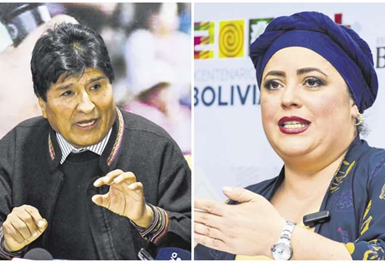 Evo Morales y la ministra de la Presidencia movilizan a sus bases.
