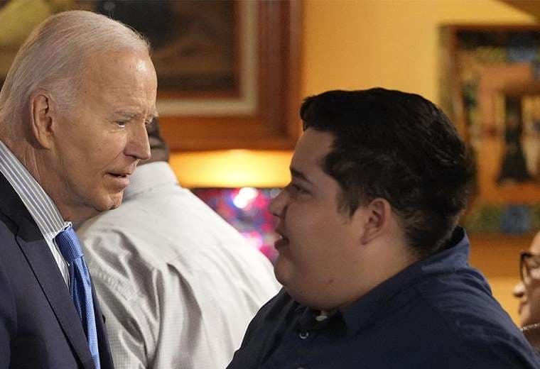 Joe Biden en campaña política. Foto: AFP
