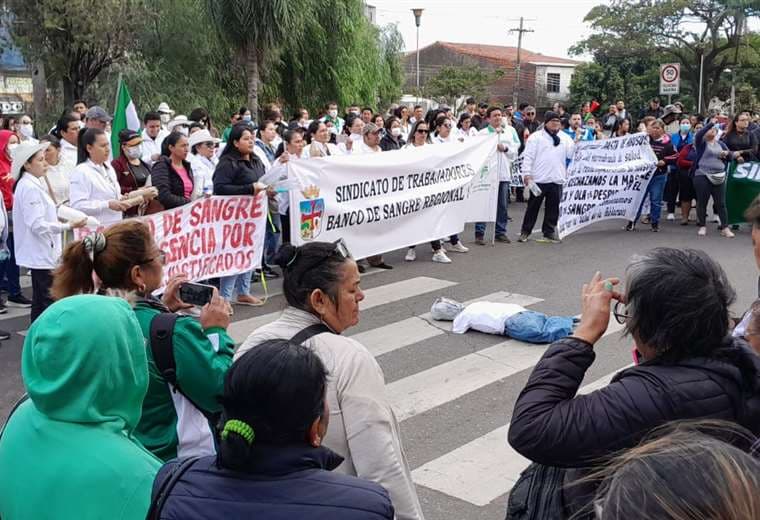 Paro de trabajadores de salud | Foto: Raúl Domínguez 