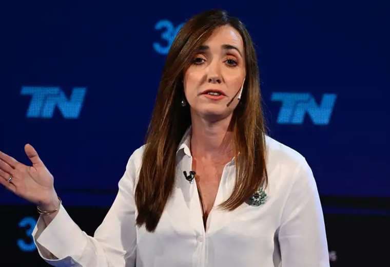 La vicepresidenta de Argentina, Victoria Villarruel. AFP