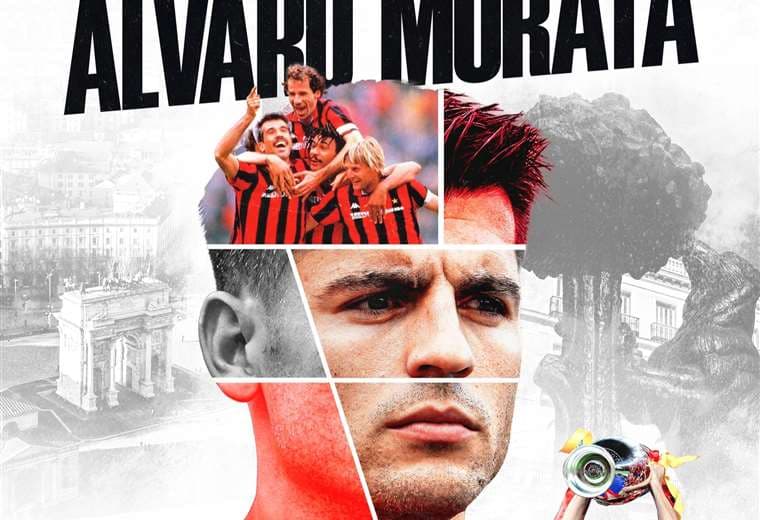 El futbolista español Álvaro Morata firma con el AC Milan