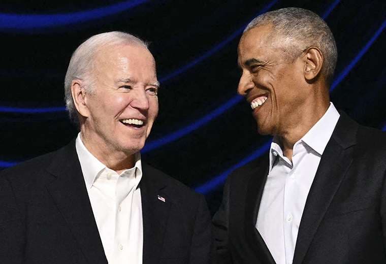 Biden y Obama. Foto: AFP