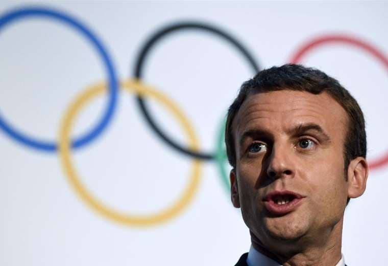Macron dice que Francia está "lista" para acoger los Juegos de París 2024