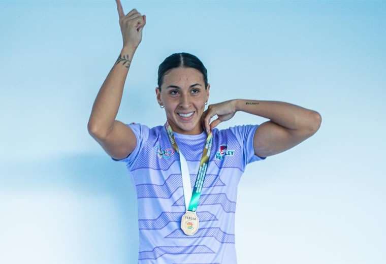 La Federación Boliviana de Natación acatará la sanción contra María José Ribera tras dar positivo en París 2024
