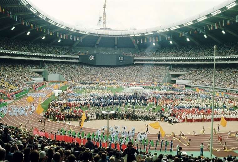 Inauguración de los Juegos Olímpicos Montreal 1976. Foto: Internet
