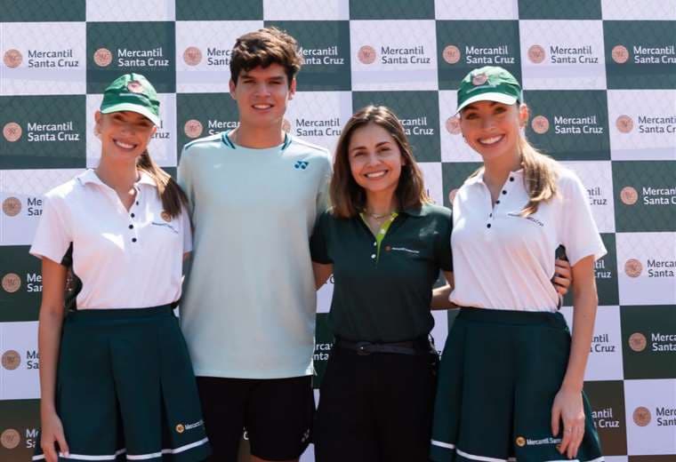 Banco Mercantil Santa Cruz apoyando el deporte como pilar fundamental; presentó al joven tenista Juan Carlos Prado como su nuevo embajador de marca
