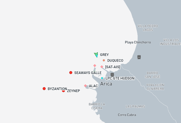 Recorrido de los tres buques rusos que llegan con diésel a Bolivia/Fuente: Marine Traffic