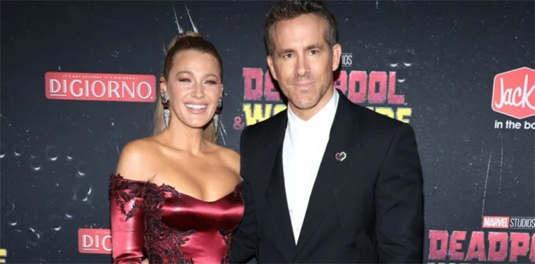 Ryan Reynolds revela el nombre de su cuarta hija en el estreno de 'Deadpool & Wolverine'
