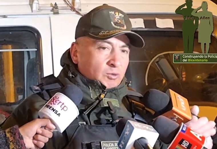 Comandante Edgar Cortez. Foto: Policía