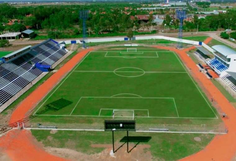 Estadio Carlos Villegas de Entre Ríos donde se juega el partido. Foto: Internet