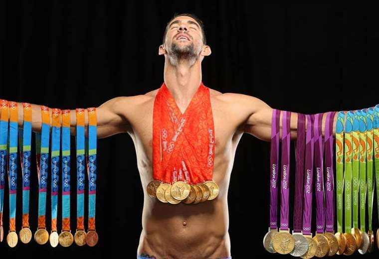 Los deportistas con más medallas y más títulos de la historia olímpica
