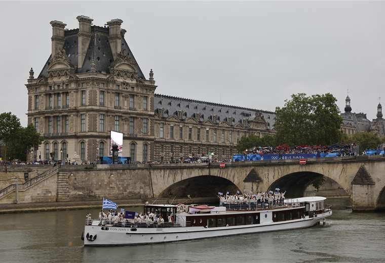 Con el desfile en el Sena, comienza la ceremonia de apertura de los Juegos Olímpicos de París-2024