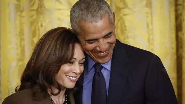 Kamala Harris, vicepresidenta de EEUU, y el expresidente, Barack Obama / Getty Image