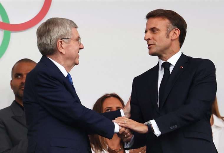 Emmanuel Macron proclamó abiertos los Juegos Olímpicos de París 2024