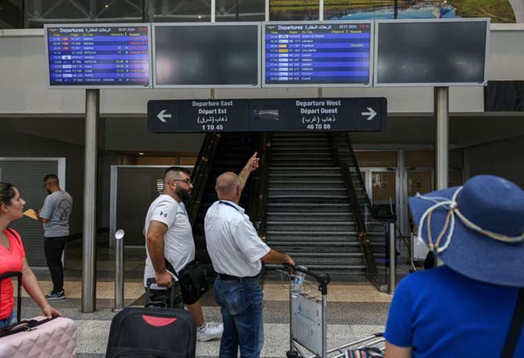 Líbano: varias compañías aéreas suspenden sus vuelos por temor a represalias israelíes