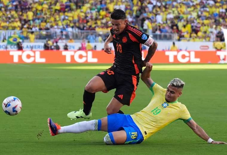 Colombia pasó como primero y Brasil quedó segundo tras empate entre ambos