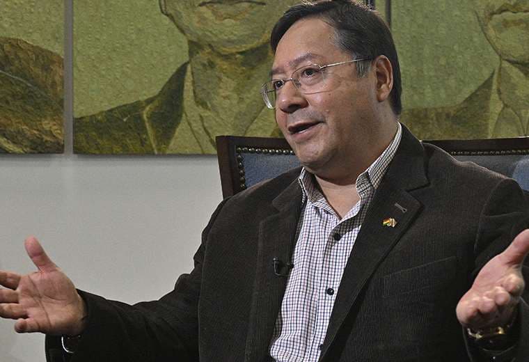 Luis Arce, presidente de Bolivia. Foto: AFP