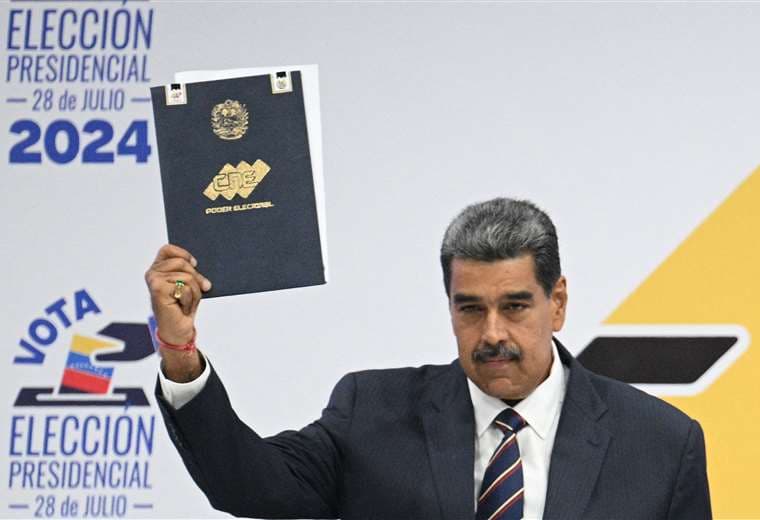 El presidente Nicolás Maduro fue declarado ganador de las elecciones de Venezuela  / AFP