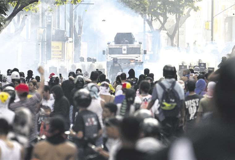 Protestas en Venezuela /Foto: AFP