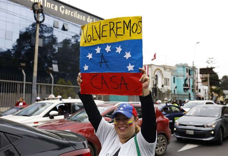 Una venezolano residente en Perú / AFP