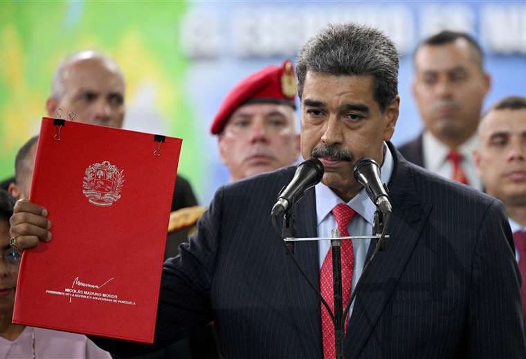  El presidente Nicolás Maduro en la Corte Suprema de Justicia de Venezuela / AFP  