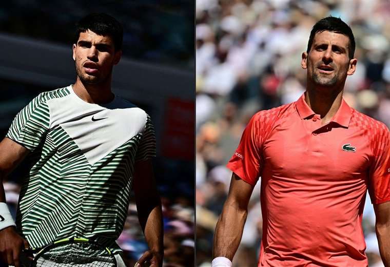 Alcaraz y Djokovic.