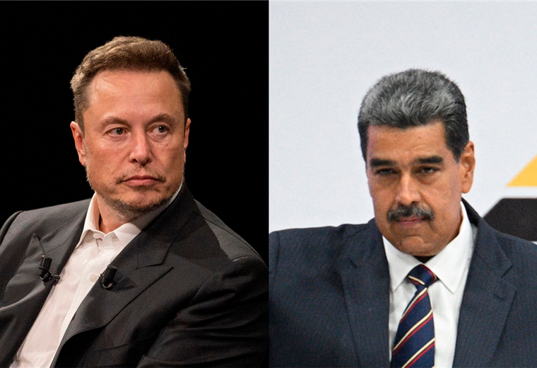 Elon Musk y Nicolás Maduro, presidente de Venezuela / AFP