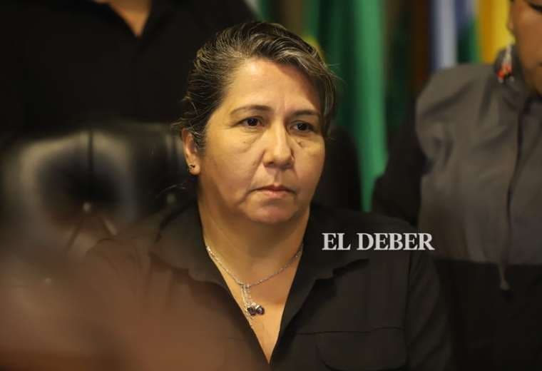  Aida Gil, una chiquitana, es la gobernadora interina de Santa Cruz