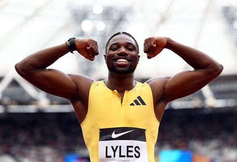 Noah Lyles es considerado el hombre más rápido del mundo . Foto: AFP