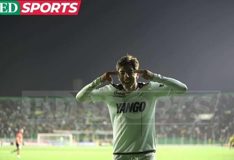 Rashid Nacif festeja su gol. Foto: Jorge Gutiérrez 