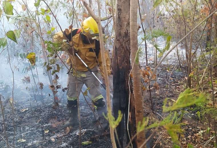 Incendios y sequía golpean duro a la provincia Ángel Sandóval