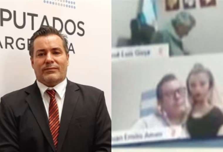 Condenan a exdiputado argentino por besar senos de su novia durante sesión virtual