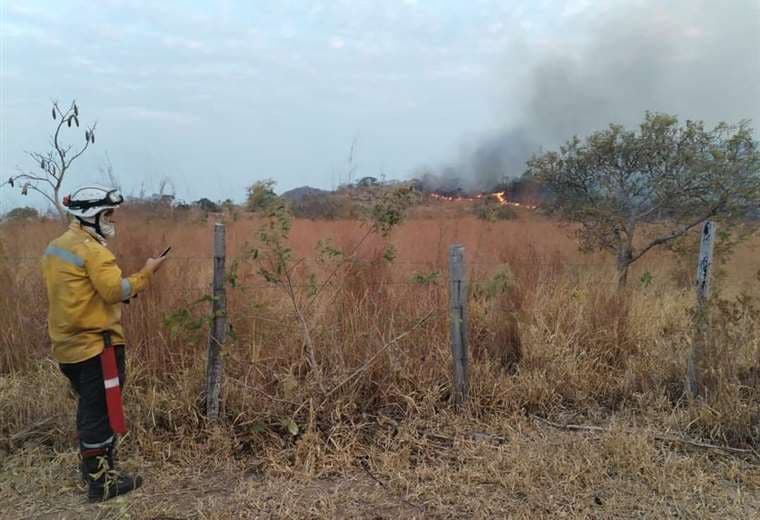 El incendio en Concepción puede desbordarse, advierten