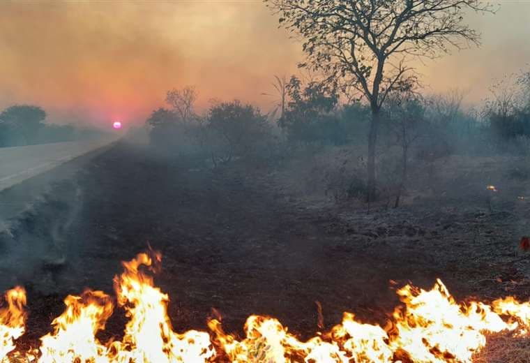 Incendio en Roboré