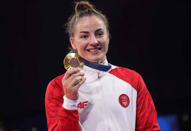 La campeona olímpica Barbara Matic pasó de la alegría a la tristeza. Foto: Internet