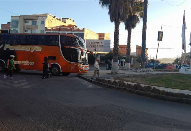 Paro y bloqueo del transporte pesado en la zona sur del país