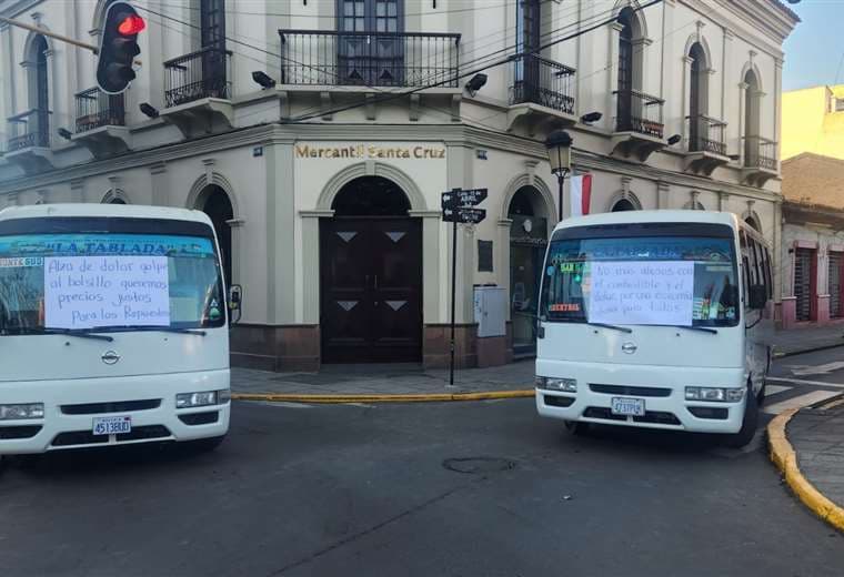 Paro y bloqueo del transporte pesado en la zona sur del país