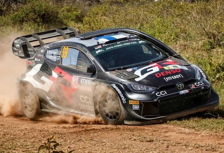 El coche del bicampeón mundial de la WRC Kalle Rovanpera. Foto: Internet