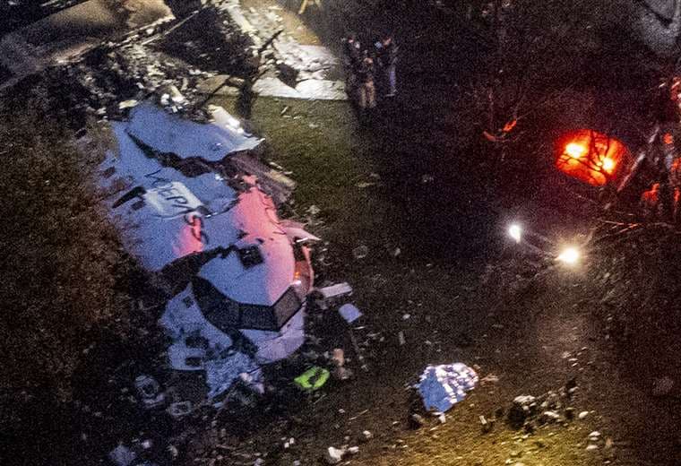 Accidente aéreo en Brasil/Foto: AFP