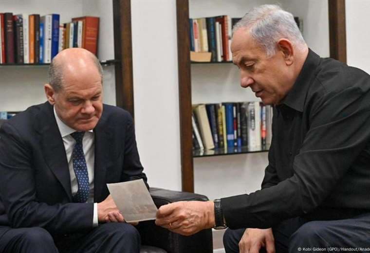 Scholz dice a Netanyahu que es hora de poner fin a espiral de violencia