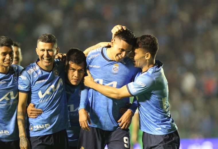 Blooming festejó en el clásico 201 gracias a un gol de O. Arce. Foto: Ricardo Montero