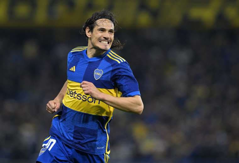 El delantero uruguayo de Boca Juniors, Edinson Cavani / AFP