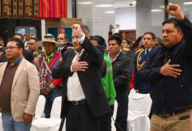 Juan Yamil Flores, Alejandro Gallardo y Erland Julio Rodríguez  