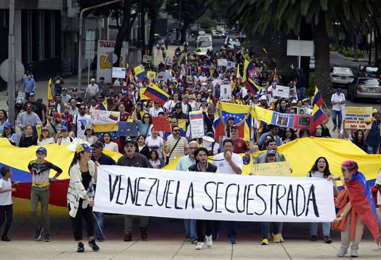  Protesta contra el resultado anunciado de las elecciones presidenciales venezolanas / AFP