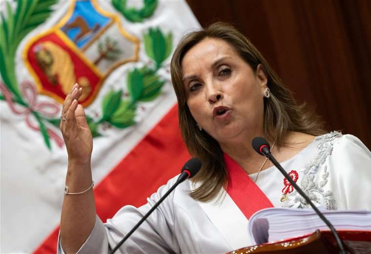 Dina Boluarte. Foto: AFP