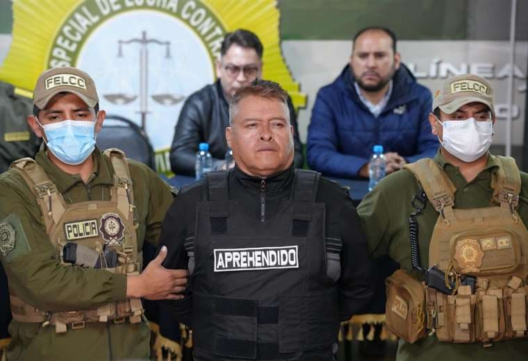 El general Juan José Zúñiga cuando fue detendo el 26 de junio. Foto: APG