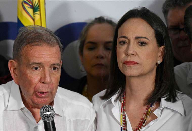 Humberto González y María Corina Machado /Foto: AFP