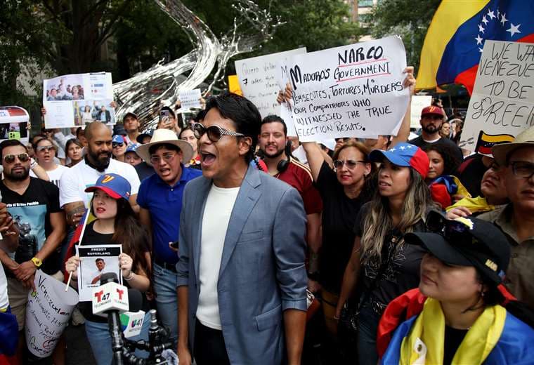 Venezolanos piden ante la ONU que haga respetar voluntad del pueblo. AFP