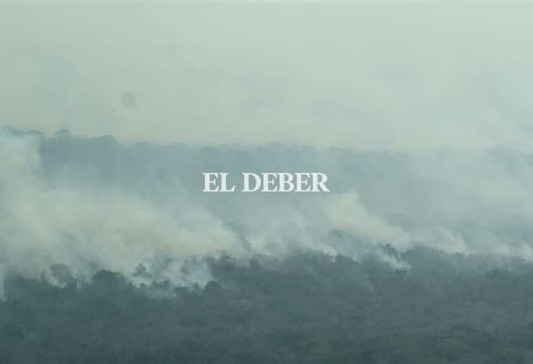 Incendio forestal, deforestación y avasallamiento en Urubichá (Guarayos)/Ricardo Montero