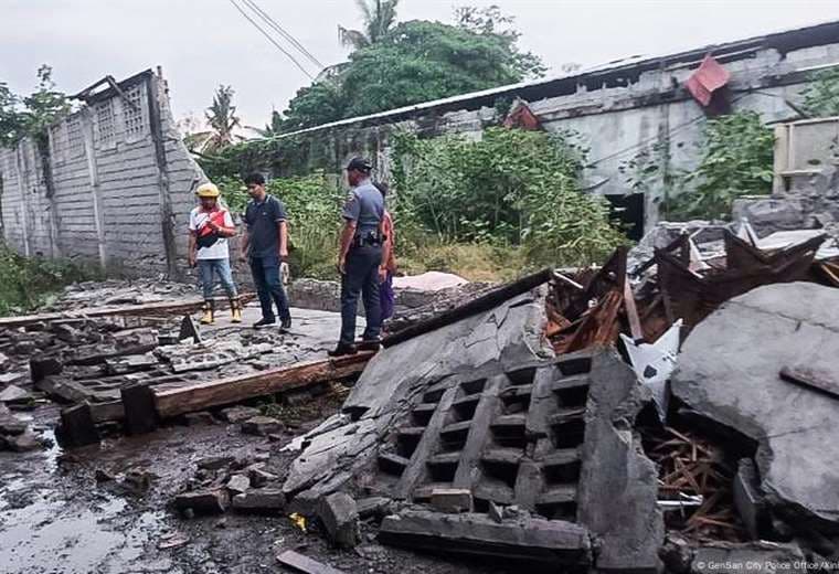 Sismo de magnitud 6,8 sacude la isla filipina de Mindanao